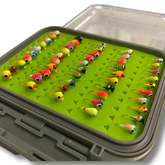 thumbnail image 2 of Kenders Outdoors Tungsten Ice Jig Kit: Panfish Perfection! (Sizes #16, #14, #12) 2 of 6