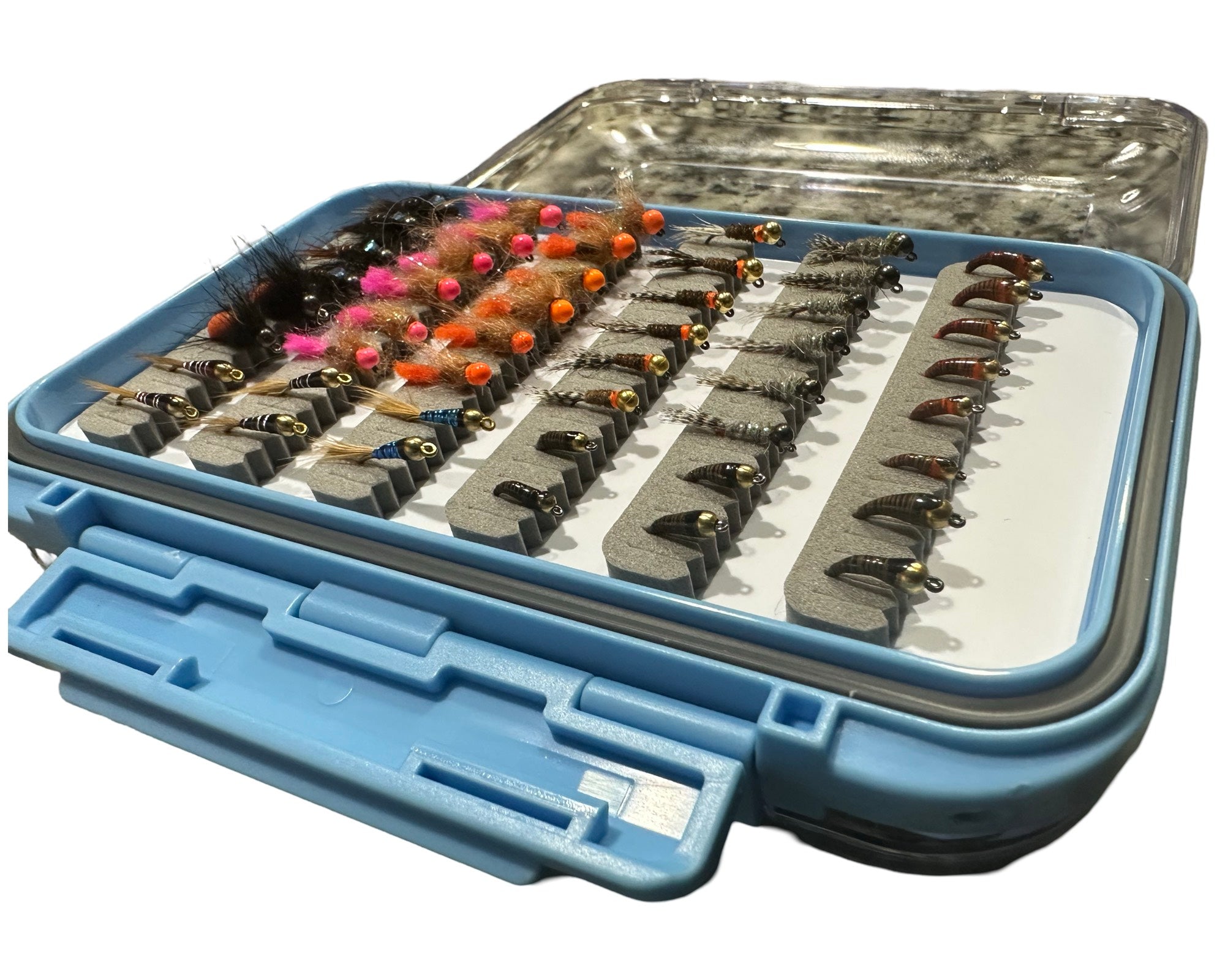 Perfect Drift Nymph Box I Premium Fly Fishing Nymph Kit for Trout (48 count)