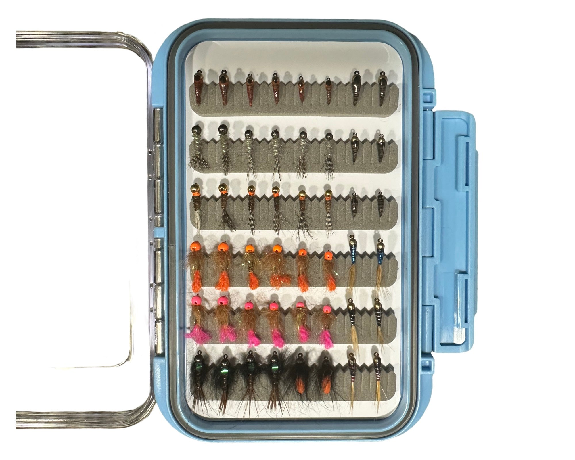 Perfect Drift Nymph Box I Premium Fly Fishing Nymph Kit for Trout (48 count)