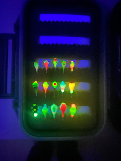 15 Piece Tungsten UV Glow Jig Kit with Box